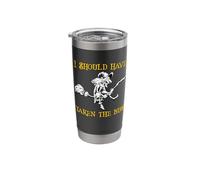 Bad Flyer Flying Scared Witch I Should Have Taken The Bus Stainless Steel Insulated Tumbler
