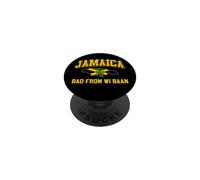 Bad From Wi Baan Jamaica Flag Jamaican Independence 1962 PopSockets Adhesive PopGrip
