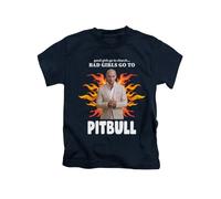 Bad Girls go to... Mr Worldwide Joke Tee T-Shirt Funny Unisex T Shirt Top Navy Blue