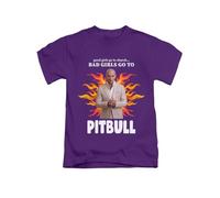 Bad Girls go to... Mr Worldwide Joke Tee T-Shirt Funny Unisex T Shirt Top Purple