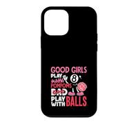 Bad Girls Play With Balls Funny Billiards Pool Player Women Case for iPhone 12 mini