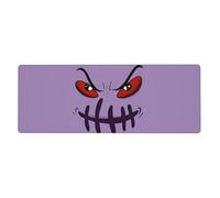 Bad Guy Big Face Extra-Large Rubber Keyboard Pad 12x31.5 Inches (Landscape) â€“ Non-Slip Gaming & Office Desk Mat with Full-Color Single-Side Print, 3mm Thick Eco-Friendly Polyester + Rubber Base