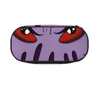 Bad Guy Big Facefull-Print Pencil Case â€“ Premium 300d Oxford Fabric Pen Pouch With Dual-Zipper Main Compartment, Mesh Organizer Pocket & 4 Elastic Pen Slots For School, Office Or Makeup Storage