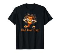 Bad Hair Day! Funny Weird Giraffe Gift T-Shirt
