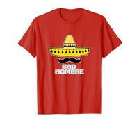 Bad Hombre Mexican Sombrero Mustache T-Shirt T-Shirt