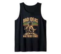 Bad Ideas Make The Best Stories Cowboy Rodeo Bull Tank Top