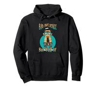 Bad Influence But Fun AF Street Style Pullover Hoodie