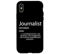 Bad Journalists Definition Fake News Gift Bought Journalism Case for iPhone X/XS