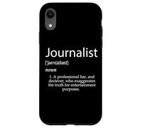 Bad Journalists Definition Fake News Gift Bought Journalism Case for iPhone XR