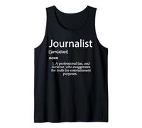 Bad Journalists Definition Fake News Gift Bought Journalism Tank Top