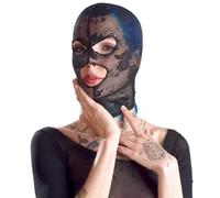 Bad Kitty Black Sheer Lace Hood