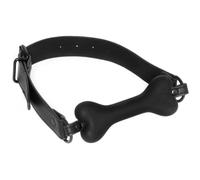 Bad Kitty Bone Gag Silicone Dog Bone Gag Adjustable Strap