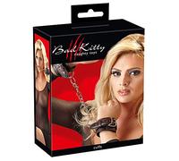 Bad Kitty Handcuffs Black/Red One Size