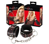 Bad Kitty - Heart-Shaped Handcuffs (Black)