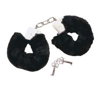 Bad Kitty Black Plush Handcuffs