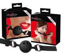 Bad Kitty - small silicone gag (black)