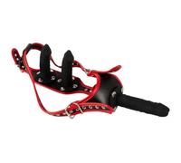Bad Kitty Strap-On Harness Black/Red S/M