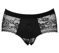 Bad Kitty Strap-on Panties Black S