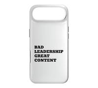 Bad Leadership Great Content Funny Political Satire Case for iPhone Air