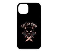 Bad Luck Charm Cat Daggers Case for iPhone 13
