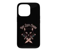 Bad Luck Charm Cat Daggers Case for iPhone 13 Pro