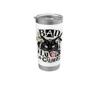 Bad Luck Club Funny Black Cat Stainless Steel Insulated Tumbler