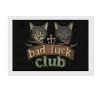 Bad Luck Club Printed Diamond Art Painting for Adults 5D Square Full Drill Paint Kit Home Decor