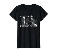 Bad Manners Laurel Aitken E. Ballroom by Virginia Turbett T-Shirt, Women, Black, Large
