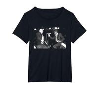 Bad Manners Laurel Aitken E. Ballroom by Virginia Turbett T-Shirt, Women's Plus, Black, 6X