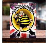 Bad Manners Novelty Retro Vintage Wall tin Plaque 20x15cm - Ideal for Pub shed Bar Office Man Cave Home Bedroom Dining Room Kitchen Ska