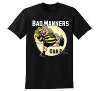Bad Manners Singer T-Shirt Black Mens Tees XL