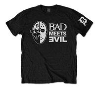 Bad Meets Evil Men's BMETS01MB03 T-Shirt, Black, L