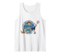 Bad Mitten! Badminton Cat Lover Funny Shuttlecock Design Tank Top