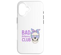 Bad Moms Club Skull Funny Saying Mothers Day Case for iPhone 16