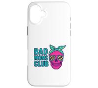 Bad Moms Club Skull Funny Saying Mothers Day Case for iPhone 16 Plus