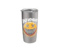 Bad Monday You Can't Control me Stainless Steel Insulated Tumbler