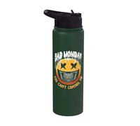 Bad Monday You Can't Control me Stainless Steel Insulated Water Bottle