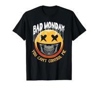 Bad Monday You Can't Control me Value Graphic T-Shirt, Men, Black, M