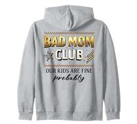 Bad Mother Squad Children Are Fine Probably Humor Zip Hoodie