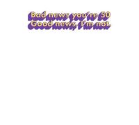 Bad News You're 50 Sweatshirt - White - L