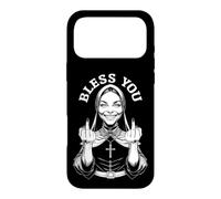 Bad Nun Rude Middle Finger Funny Offensive Adult Antisocial Case for iPhone 17 Pro Max