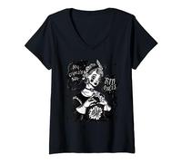 Bad Omens Funny Goth Women's Crystals Bad Omens V-Neck T-Shirt