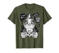 Bad Omens Funny Goth Women's Fortune Teller Bad Omens T-Shirt, Men, Olive Green, Small