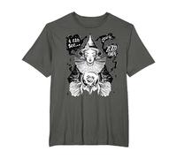 Bad Omens Funny Goth Women's Fortune Teller Bad Omens T-Shirt, Men's Big and Tall, Asphalt Grey, 3X Tall