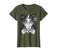 Bad Omens Funny Goth Women's Fortune Teller Bad Omens T-Shirt, Women, Olive Green, Medium