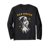 Bad Omens Grim Reaper Skeleton Vintage Distressed Long Sleeve T-Shirt