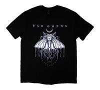 Bad Omens Men's Moth T-Shirt in Black | Size: XL Bad Omens Black XL