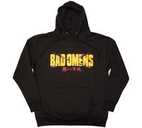 Bad Omens Men's Samurai Woman Back Print Hoodie in Black | Size: Large Bad Omens Black L