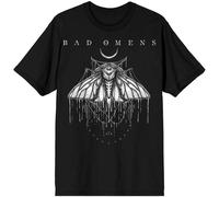Bad Omens Moth Black T-Shirt NEW OFFICIAL