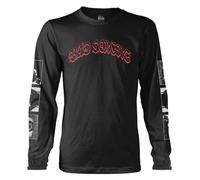 Bad Omens Smoke Band Logo Long Sleeve T Shirt L Black